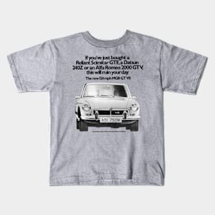 MGB GT - advert Kids T-Shirt